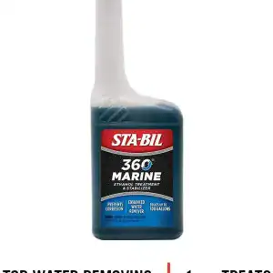 STA-BIL 22241 360 Marine Ethanol Treatment and Fuel Stabilizer 10oz Bottles (12 Pack)