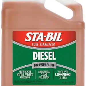 STA-BIL 22255 Diesel Fuel Stabilizer And Performance Improver Gallon Jugs (4 Pack)