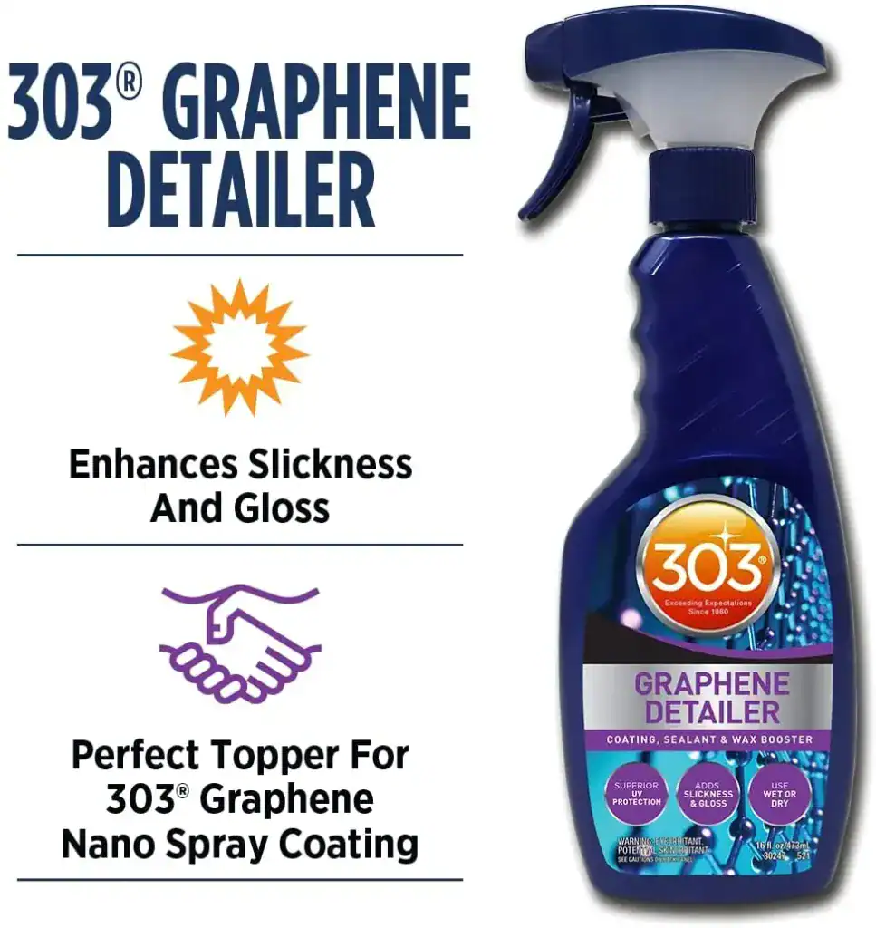 303 Graphene Detailer – Boosts and Enhances Protection on Existing Coatings