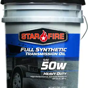 STARFIRE 876-05 SAE 50W Full Synthetic Transmission Oil – Heavy Duty Gear Oil – 5 Gallon Pail
