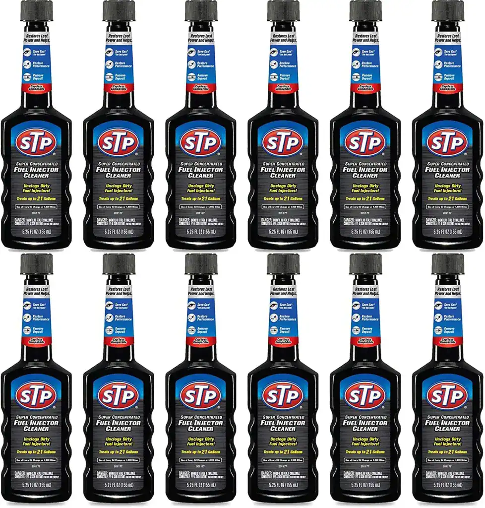 STP Fuel Injector Cleaner Super Concentrated 5.25 oz Bottles (12 Pack)