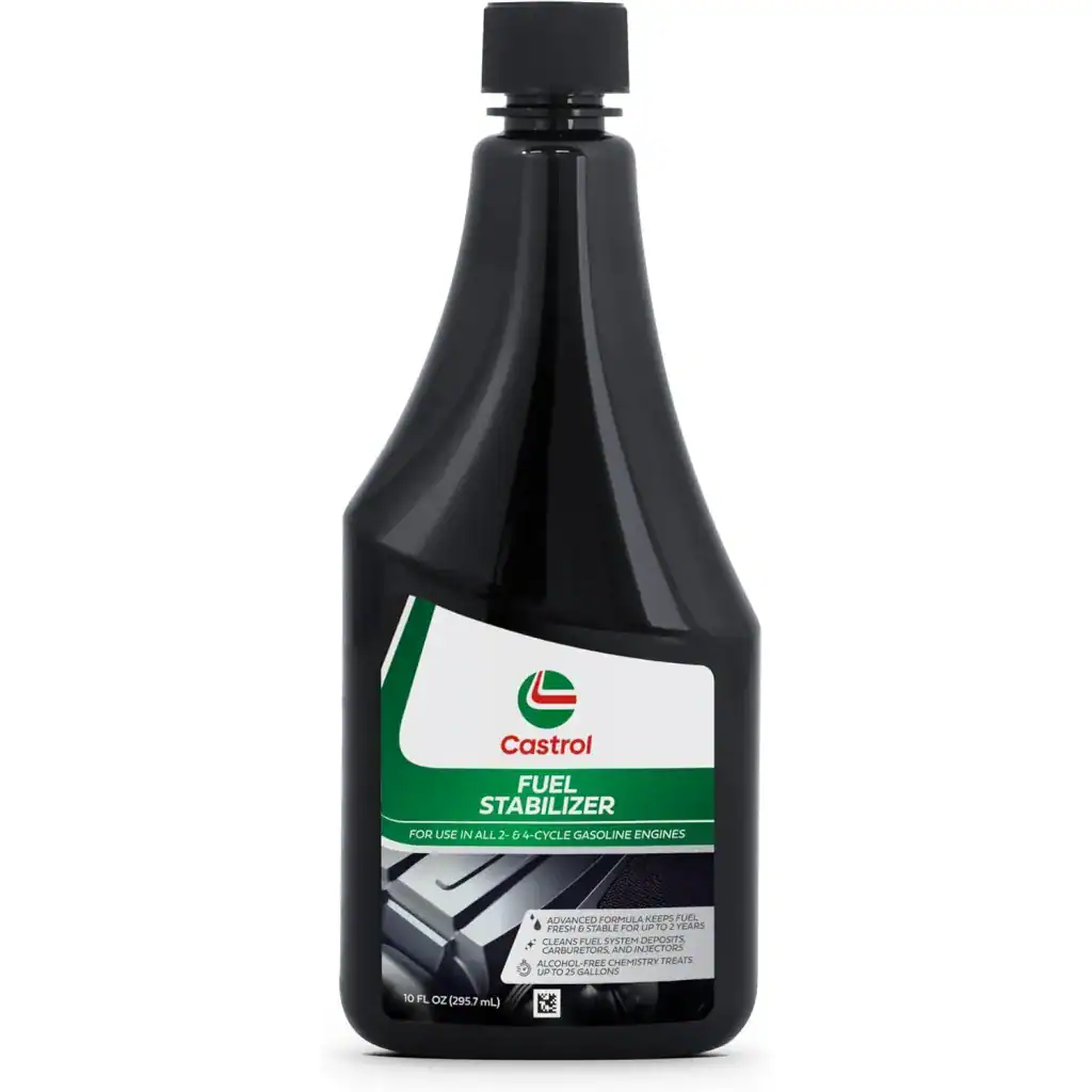Castrol 215296 Fuel Stabilizer for 2 & 4 Cycle Gasoline Engines – 10 fl oz