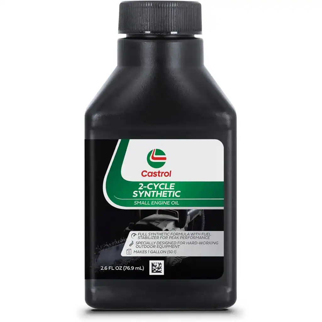 Castrol 215304 2 Cycle Synthetic Oil - Small Engine Formula - Fuel Stabilizer - 2.6 fl oz bottle