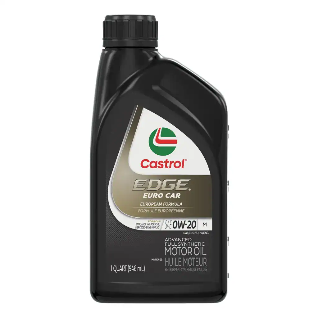 Castrol EDGE Euro Car 16107F Motor Oil 0W-20 - Quarts