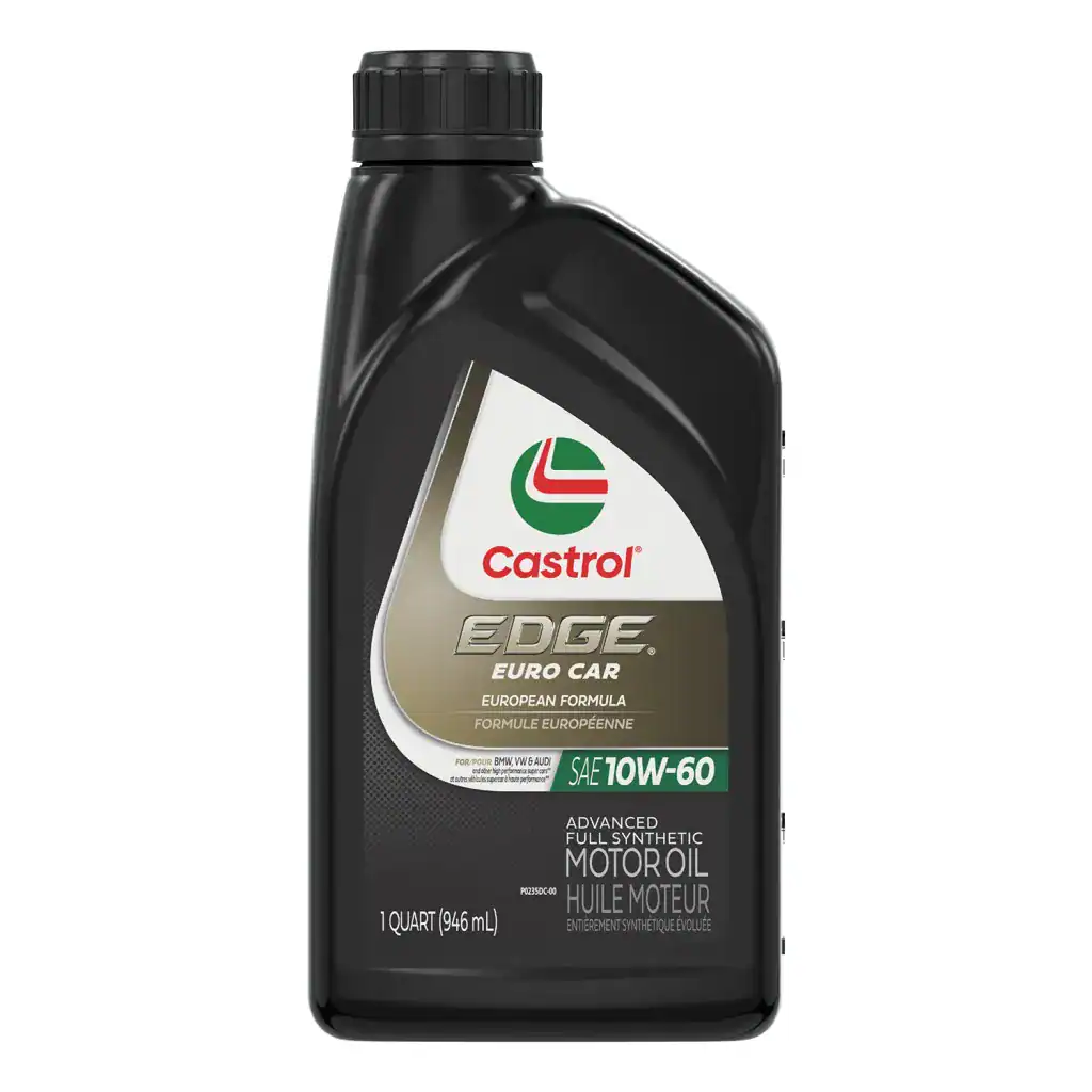 Castrol EDGE 15E99B Euro Car Synthetic Motor Oil 10W-60 - Quarts