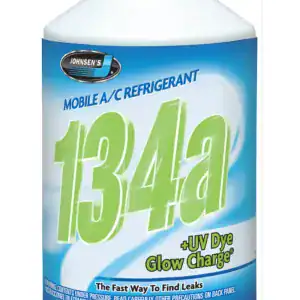 Johnsens 6313 Glow-Charge R-134A A/C Refrigerant with UV Dye 12 ounce Can