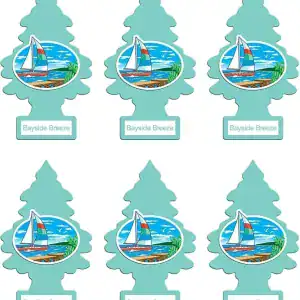 Little Trees Car Air Freshner Bayside Breeze – 6 Pack