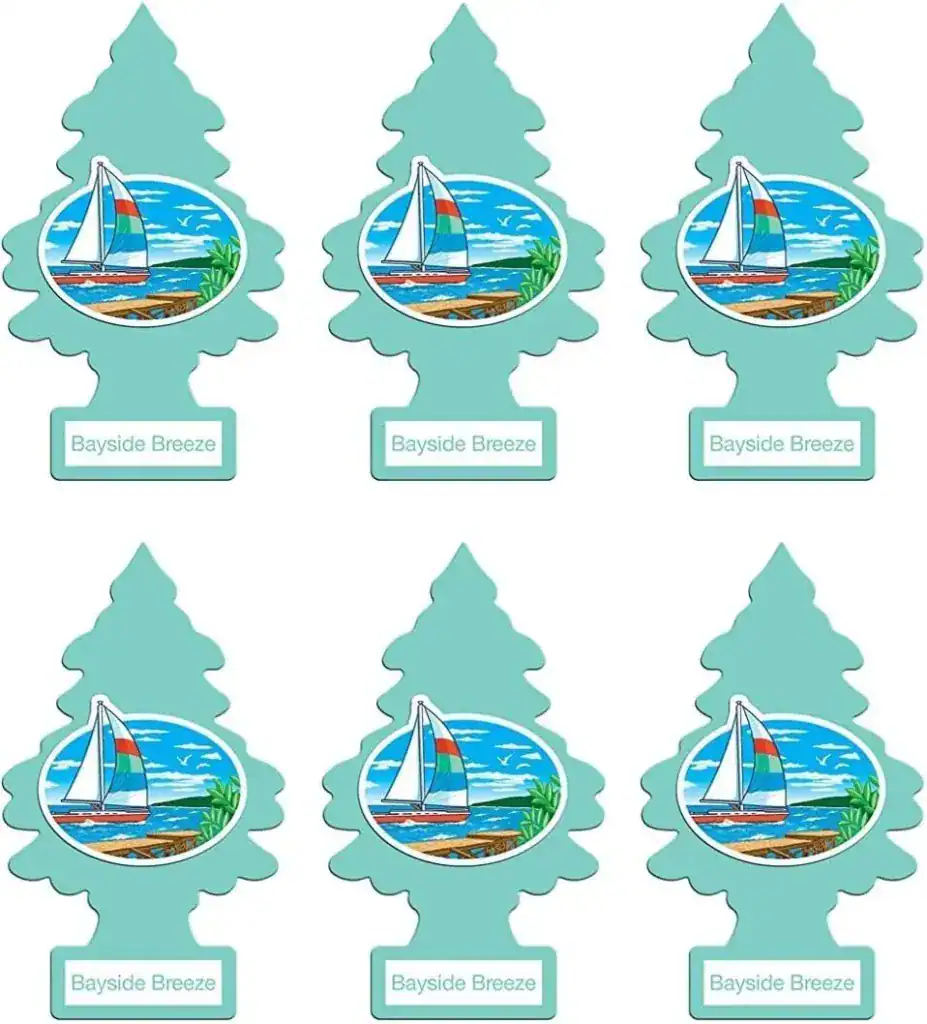 Little Trees Car Air Freshner Bayside Breeze - 6 Pack