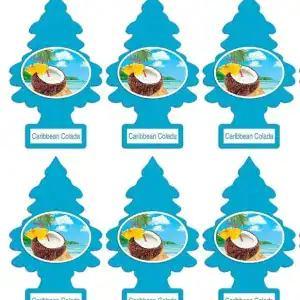 Little Trees Car Air Freshner Caribbean Coolata – 6 Pack