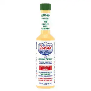 Lucas Oil 10020 Fuel Treatment Lubricant with Injector Cleaners 5.25oz -24 Pack