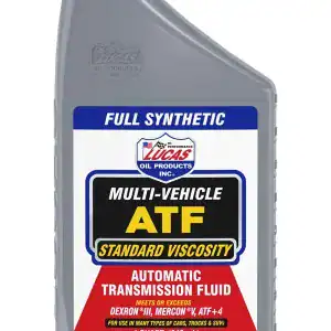 Lucas Oil 10418 Synthetic Multi-Vehicle ATF Quart – 6 Pack
