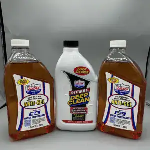 Lucas Oil Anti-Gel Cold Weather Diesel Treatment x2 and Deep Clean x1 64 oz Kit