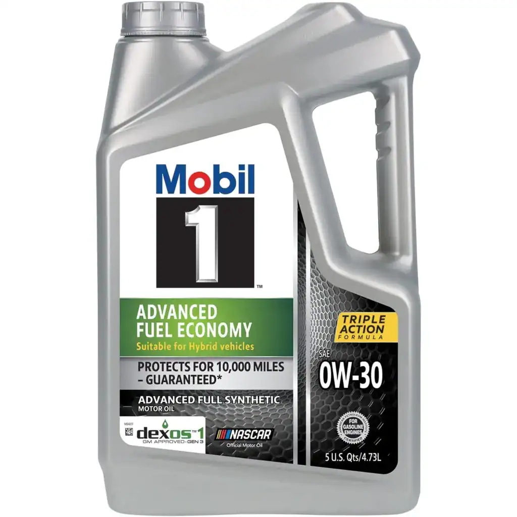 Mobil 1 120761 Full Synthetic Motor Oil 0W-30 - 5 Quart Jug