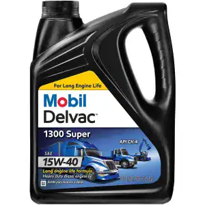 Mobil 122492 Delvac 1300 Super Motor Oil 15W-40 – Gallon