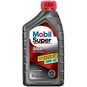 Mobil 124403 Super Premium Motor Oil 10W-30 – Case (6 Quarts)