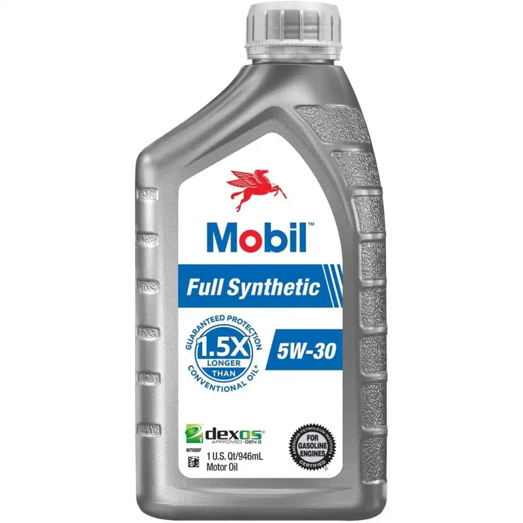 Mobil 125195 Full Synthetic Motor Oil 5W-30 - Case (6 Quarts)