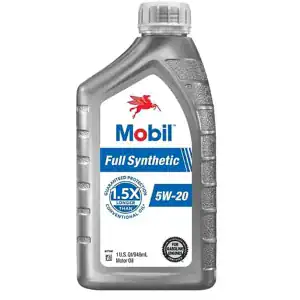Mobil 125196 Full Synthetic Motor Oil 5W-20 – Case (6 Quarts)