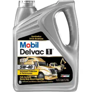 Mobil 127863 Delvac 1 ESP  Motor Oil 5W-40 – Gallon
