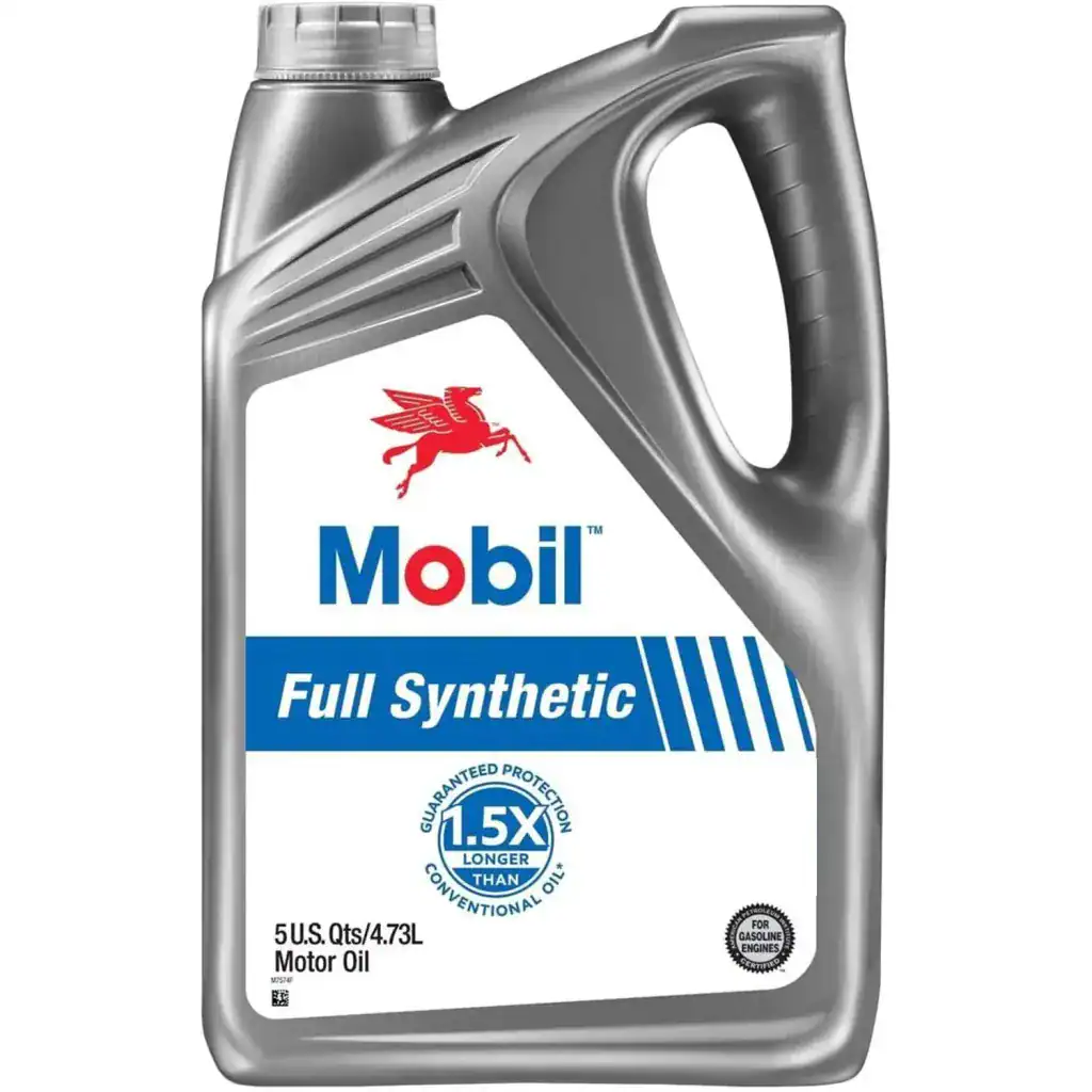Mobil 128563 Full Synthetic Motor Oil 10W-30 - 5 Quart Jug