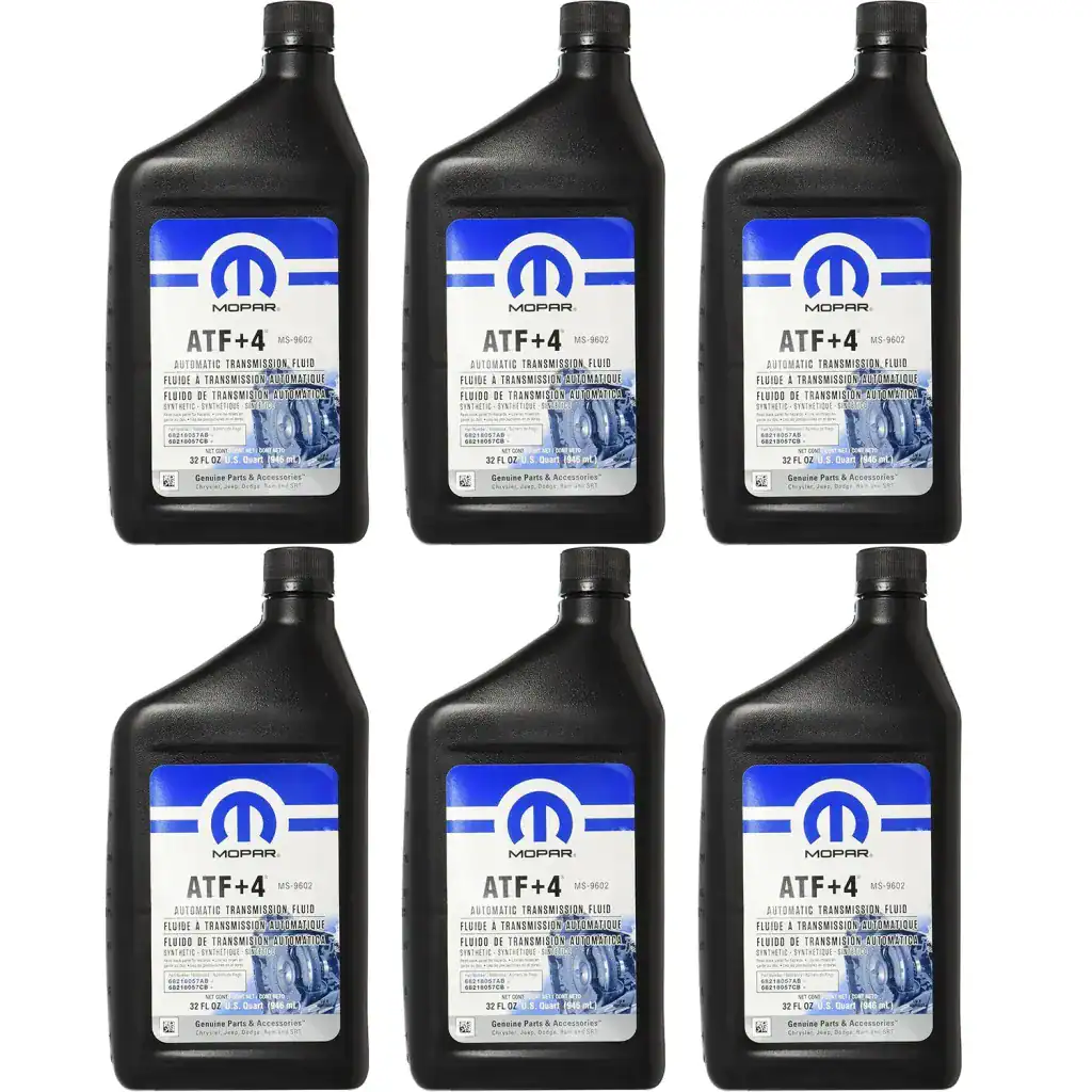 Mopar 68218057AC ATF+4 Automatic Transmission Fluid - 6 Quarts