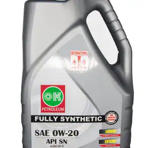 OK Petroleum Full Synthetic Engine Motor Oil 0W-20 – 4x 5 Quarts