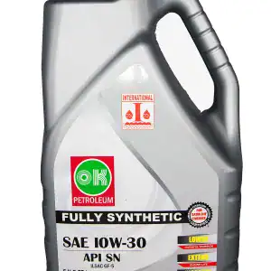 OK Petroleum Full Synthetic Engine Motor Oil 10W-30 – 4x 5 Quarts