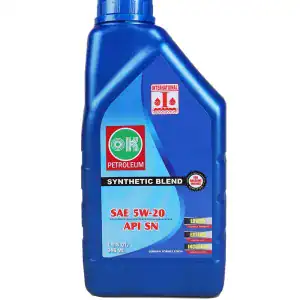 OK Petroleum Synthetic Blend Engine Motor Oil 5W-20 – 12 Quarts