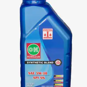 OK Petroleum Synthetic Blend Engine Motor Oil 5W-30 – 12 Quarts