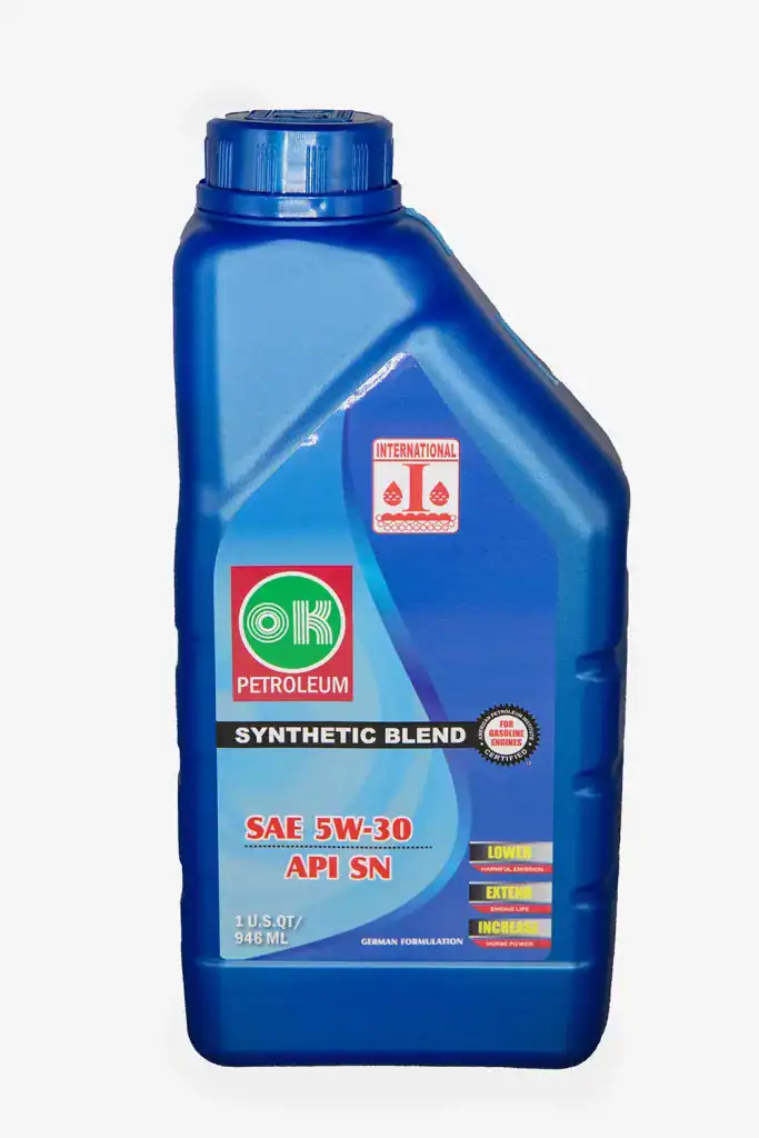 OK Petroleum Synthetic Blend Engine Motor Oil 5W-30 - 12 Quarts