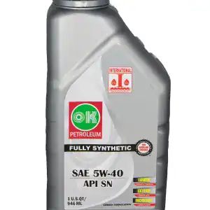 OK Petroleum Full Synthetic Engine Motor Oil 5W-40 – 12 Quarts