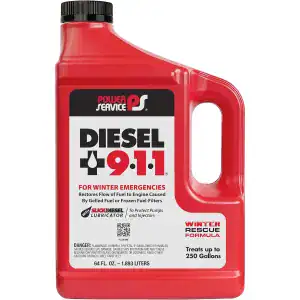 Power Service 8064-06 Diesel 9-1-1 Winter Rescue Formula – 64 Ounce