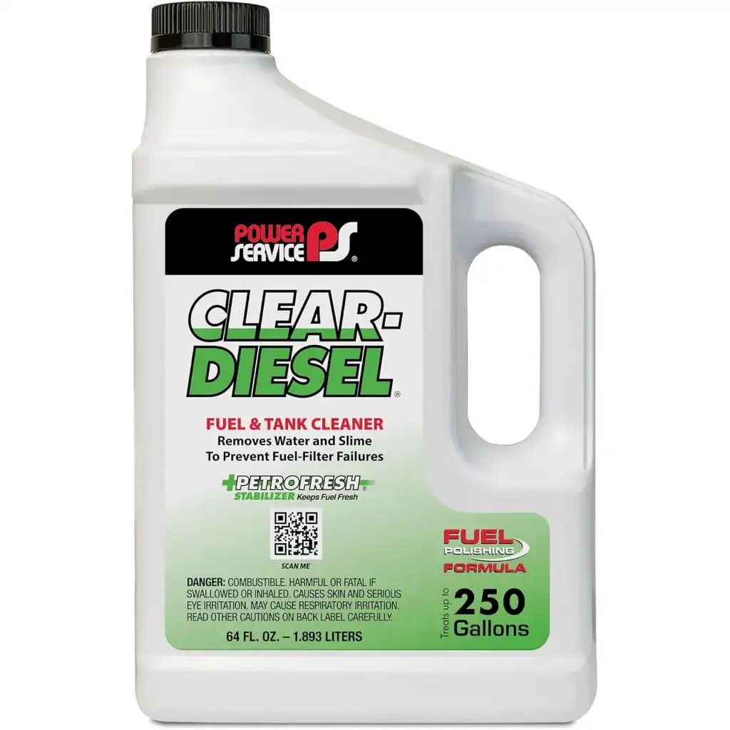 Power Service 09264-06 Clear Diesel Fuel and Tank Cleaner - 64 Ounce