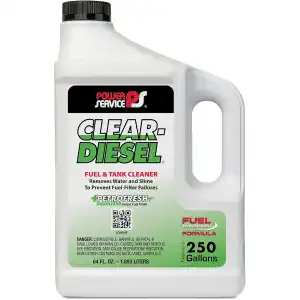 Power Service 09264-06 Clear Diesel Fuel and Tank Cleaner – 64 Ounce