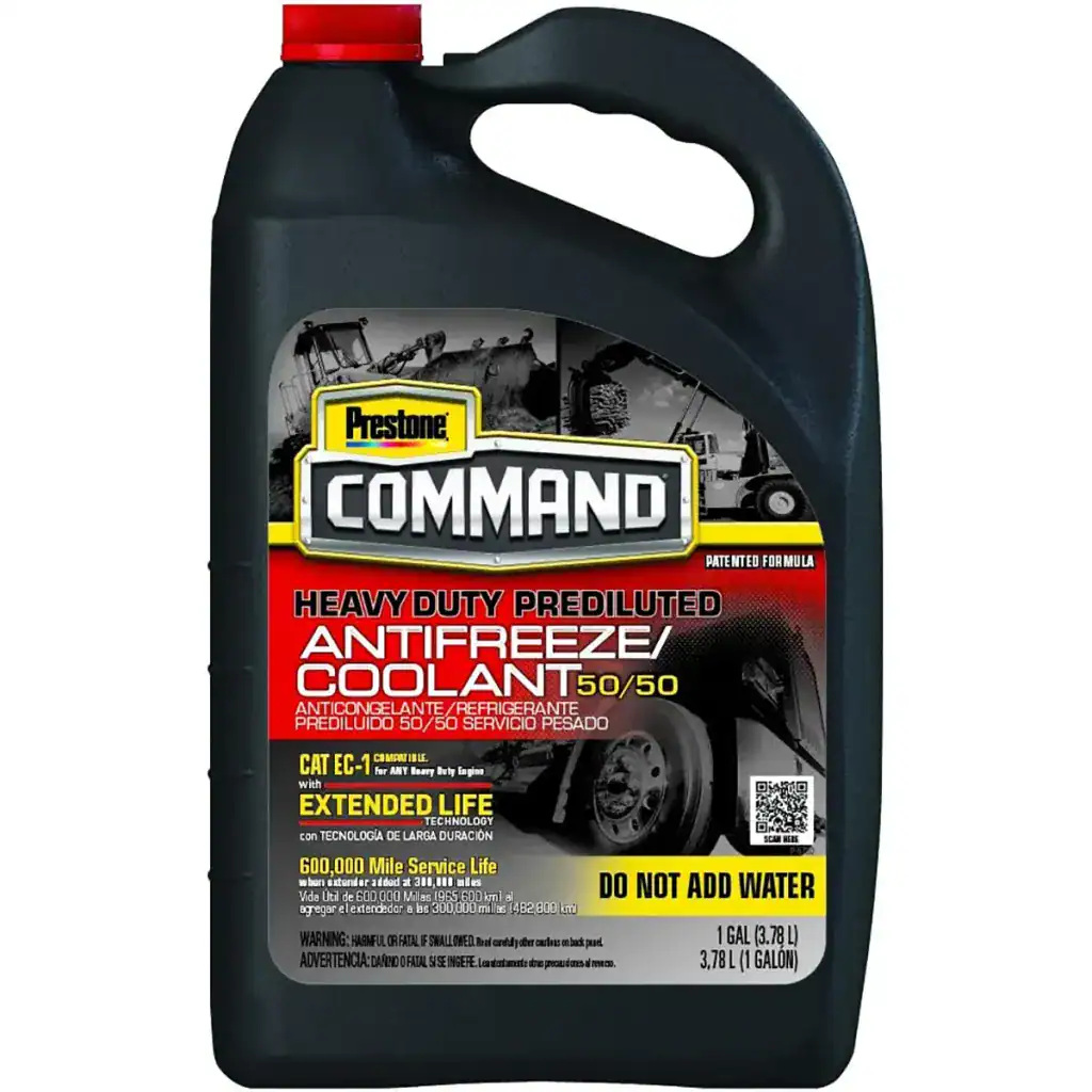 Prestone Command Nitrited Extended Life (ELC) Antifreeze and Coolant 50/50 Prediluted - 1 Gallon