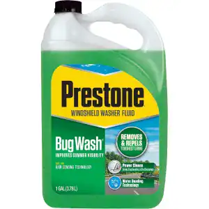 Prestone AS657 Bug Wash Windshield Washer Fluid – 1 Gallon