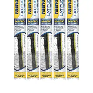 Rain-X Latitude 2-In-1 Water Repellent Wiper Blades – 16″ (Pack of 5)