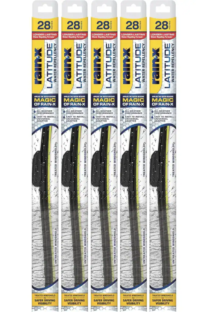 Rain-X Latitude 2-In-1 Water Repellent Wiper Blades - 28" (Pack of 5)