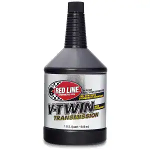 Red Line 42804 Synthetic Gear Oil V-Twin Transmission Oil with Shockproof (Quart)