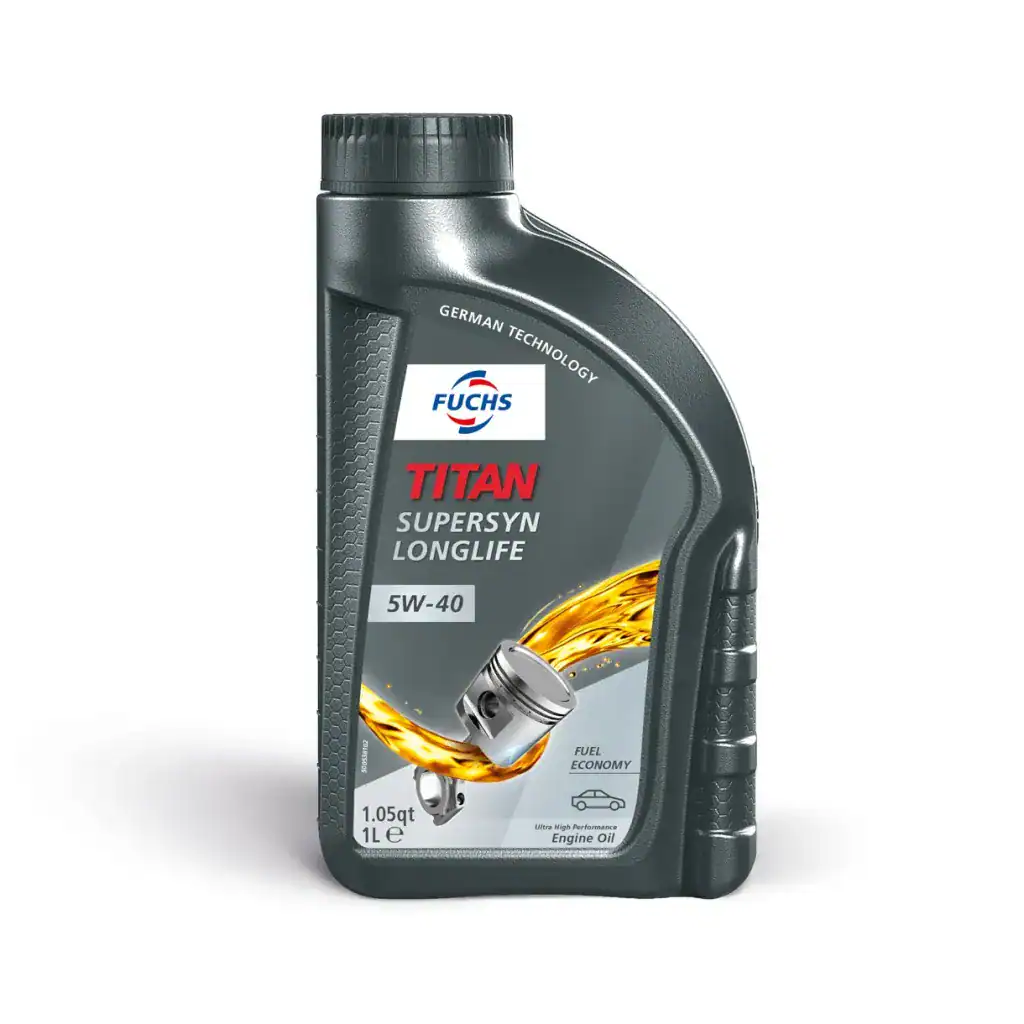 FUCHS Titan Supersyn LongLife 5W-40 Engine Oil - Case of 12 (Liters)