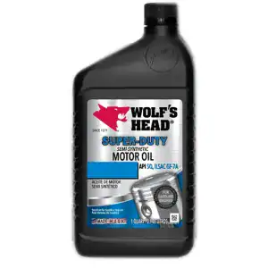 Wolf’s Head 836-91086-56 Super-Duty Semi Syn Motor Oil 10W-40 – Quarts