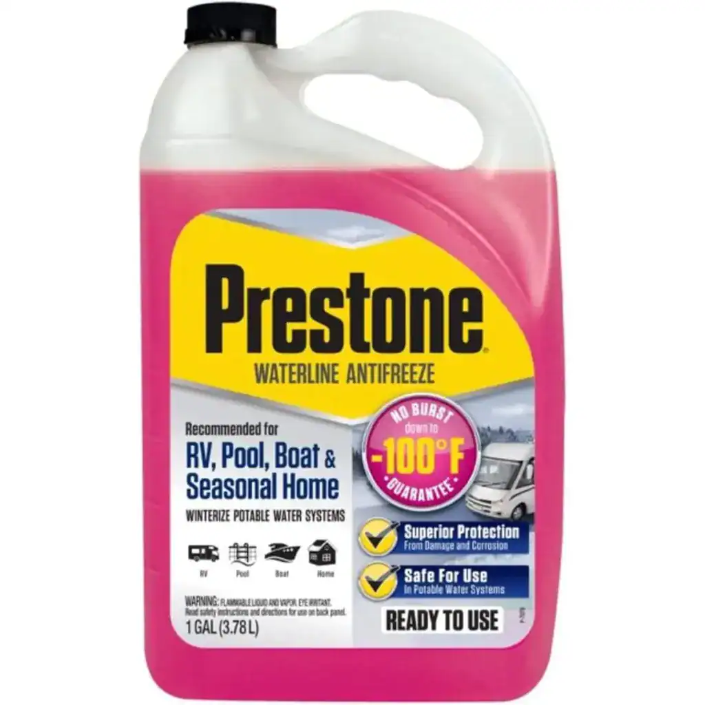 Prestone AF225 RV Waterline, Pool, Boat Antifreeze (-100F) -1 Gallon