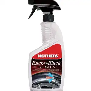 Mothers Back-to-Black Tire Shine 24oz Spray Bottle