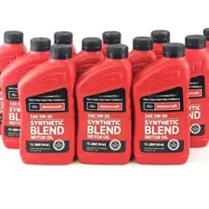 Motorcraft SAE 5w30 Synthetic Blend Motor Oil (12 Quarts)
