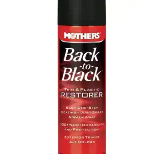 Mothers Back-to-Black Trim & Plastic Restorer Aerosol 10 oz Aerosol