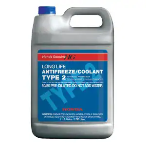 Honda Genuine Type-2 OL999-9011 50/50 Antifreeze / Coolant Gallon Jug