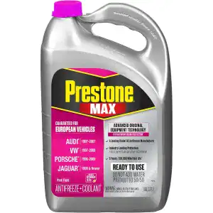 Prestone AF6410 MAX European Vehicles Pink 50/50 Antifreeze and Coolant – 1 Gallon