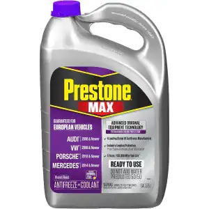 Prestone AF6510 MAX European Vehicles Violet 50/50 Antifreeze and Coolant – 1 Gallon