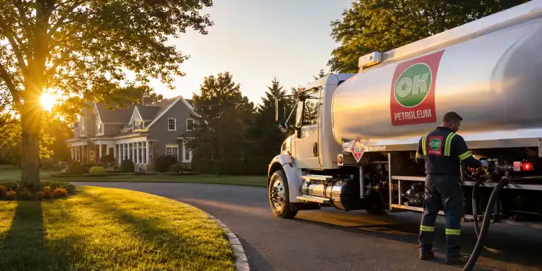 How can homeowners safely check their heating oil tank levels, and what are the best methods?